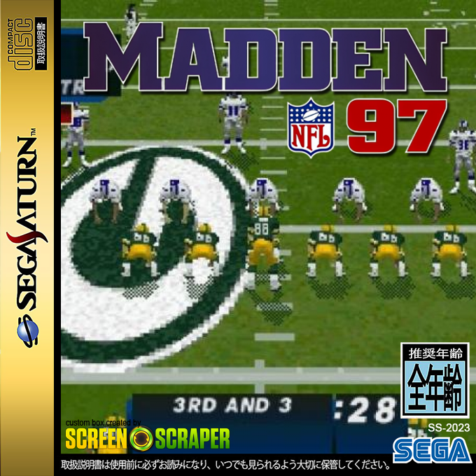 Madden NFL 97 — box-2D (SS)