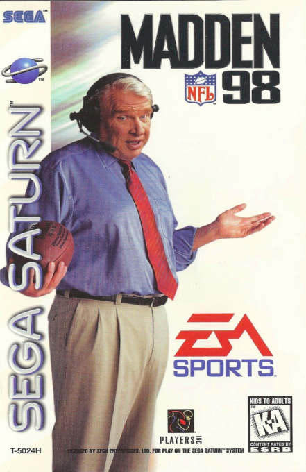 Madden NFL 98 box art