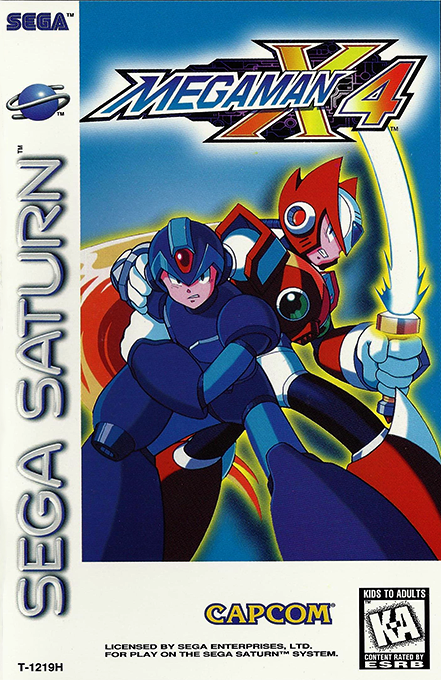 Mega Man X4 box art