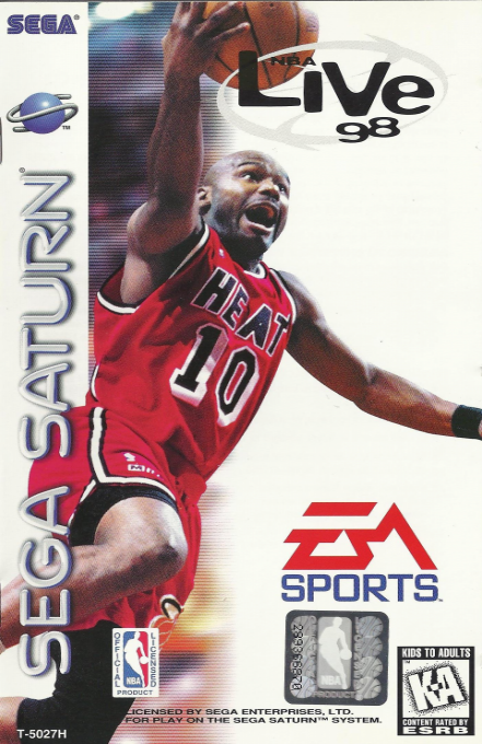 NBA Live 98 box art