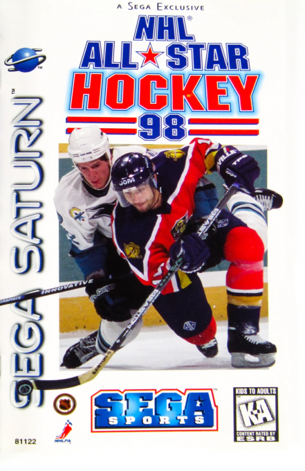 NHL All-Star Hockey 98 box art