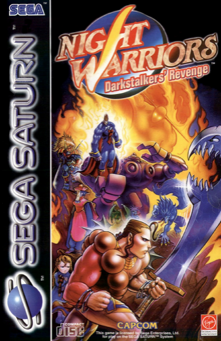 Night Warriors - Darkstalkers' Revenge — box-2D (EU)