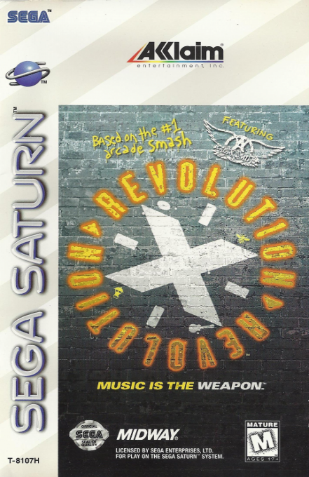 Revolution X - Music is the Weapon box art