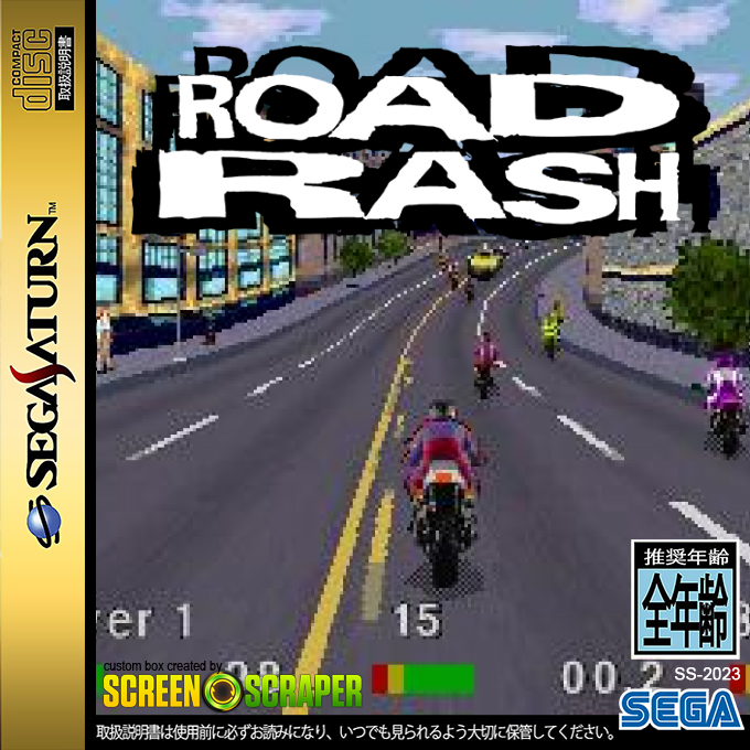 Road Rash — box-2D (SS)