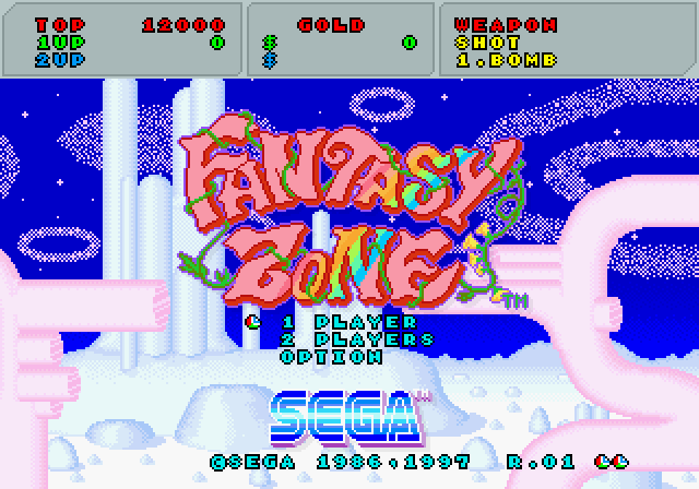 Sega Ages - Fantasy Zone — sstitle (WOR)