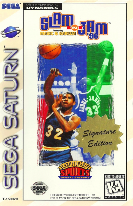 Slam'n Jam 96 box art