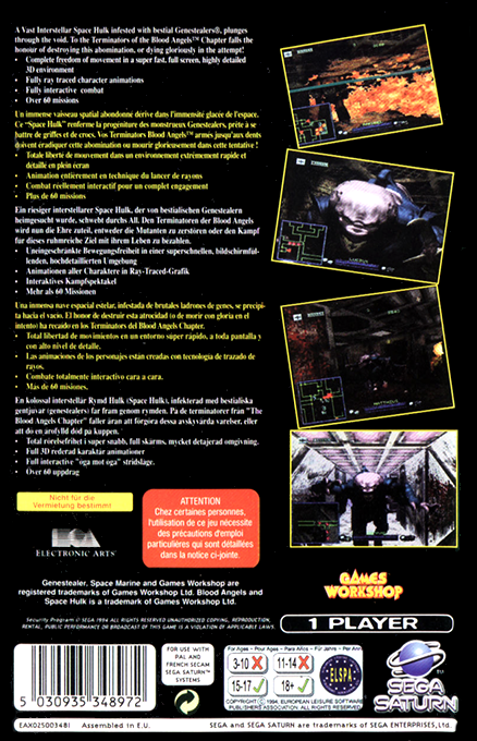 Space Hulk - Vengeance Of The Blood Angels — box-2D-back (EU)