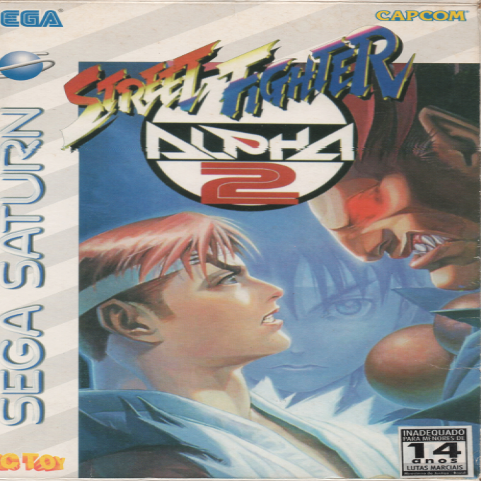 Street Fighter Alpha 2 — box-2D (BR)