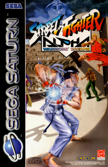 Street Fighter Alpha - Warriors' Dreams — box-2D (EU)