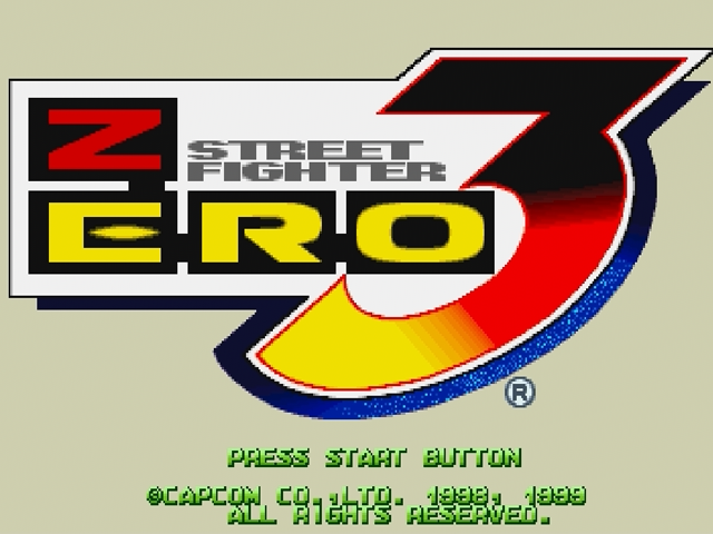 Street Fighter Zero 3 — sstitle (WOR)