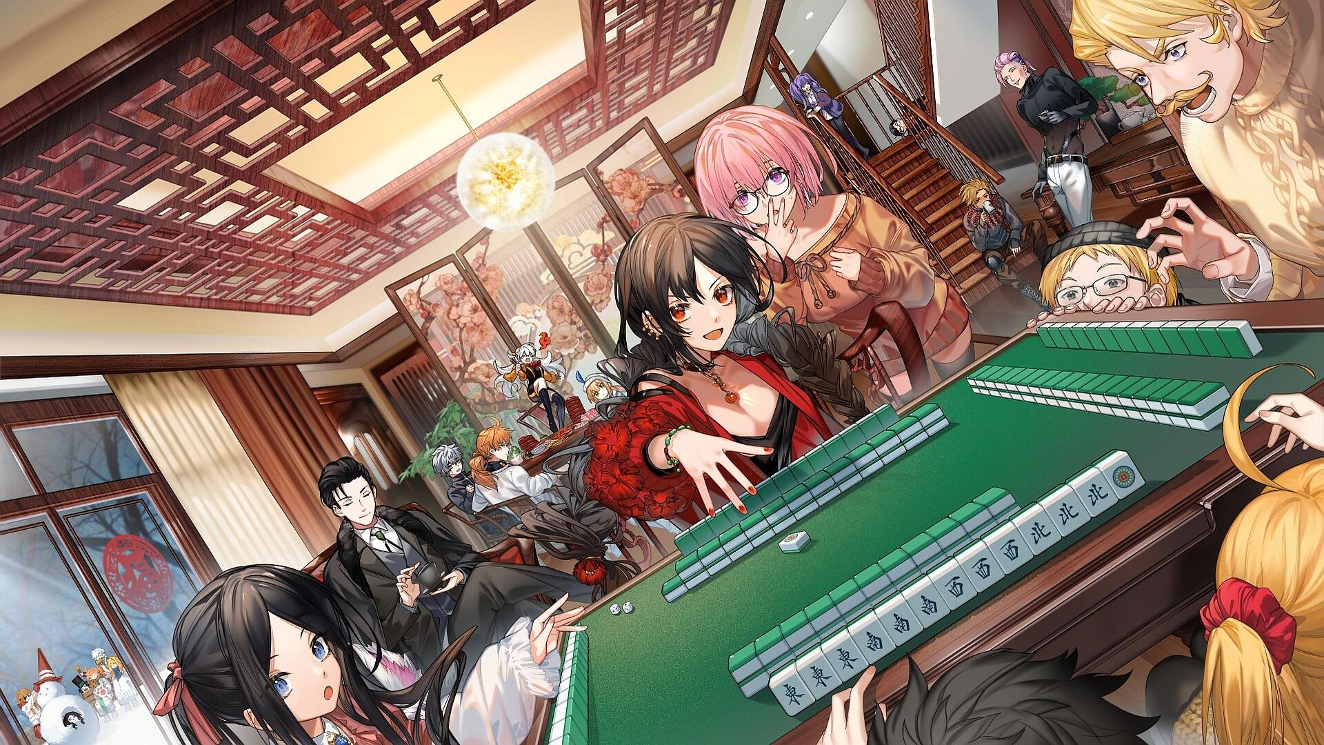 Super Real Mahjong P 5 — fanart