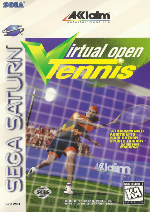 Virtual Open Tennis box art