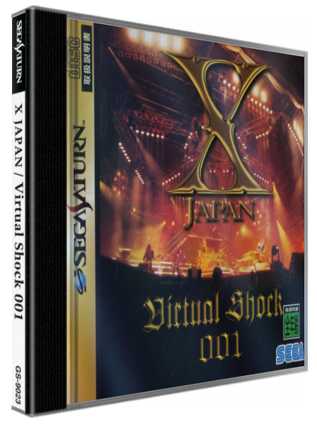 X Japan - Virtual Shock 001 — box-3D (JP)