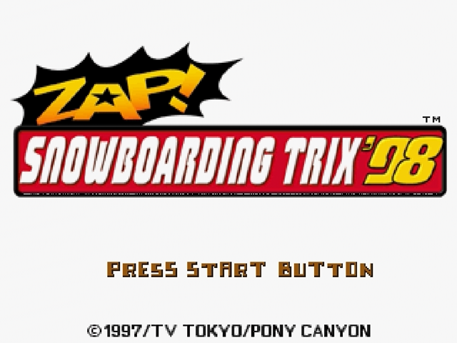 Zap Snow Boarding Trix '98 — sstitle (WOR)