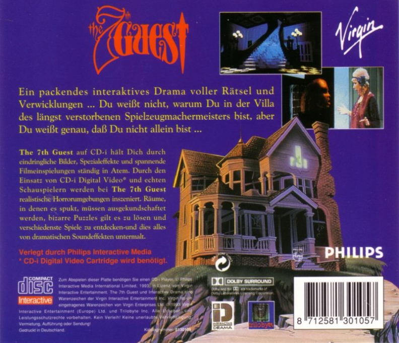 7th Guest, The — box-2D-back (DE)