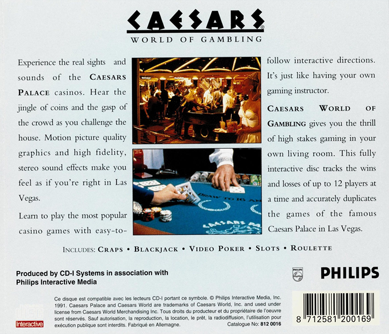 Caesars World Of Gambling — box-2D-back (EU)