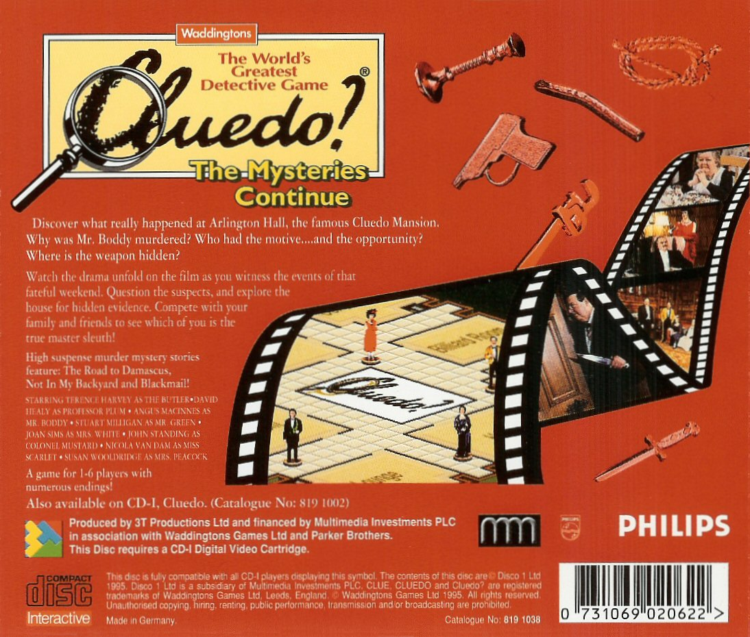 Cluedo - The Mystery Continues — box-2D-back (US)