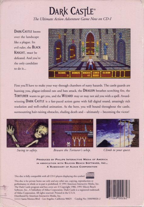 Dark Castle — box-2D-back (CUS)
