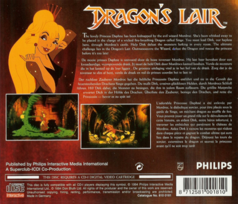Dragon's Lair — box-2D-back (EU)
