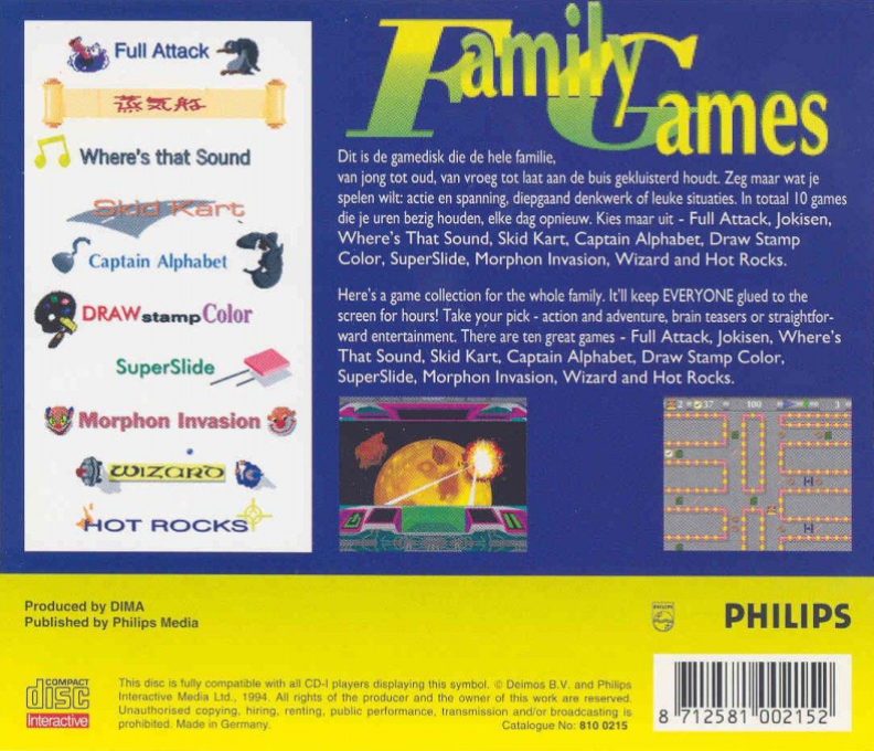 Family Games I — box-2D-back (WOR)