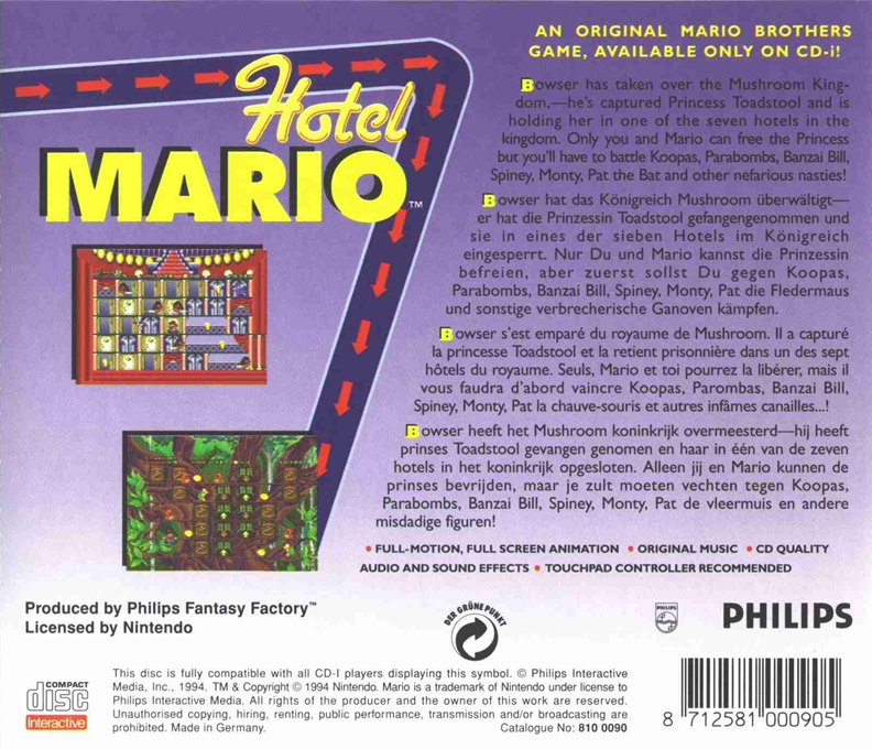 Hotel Mario — box-2D-back (EU)