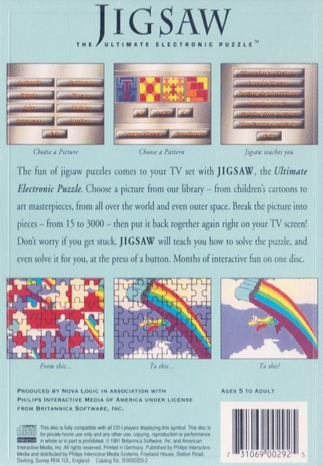 Jigsaw - The Ultimate Electronic Puzzle — box-2D-back (US)