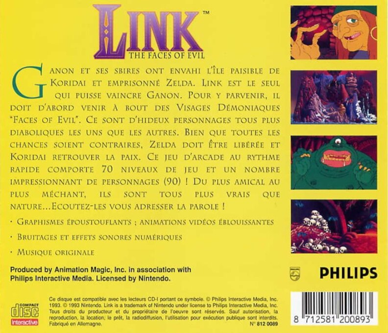 Link - The Faces Of Evil — box-2D-back (FR)
