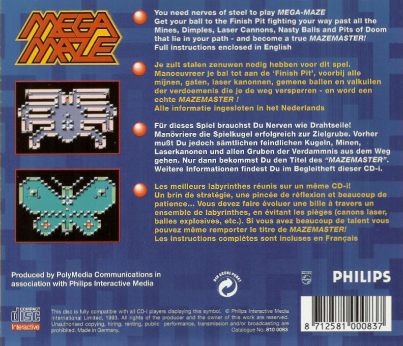 Mega Maze — box-2D-back (EU)