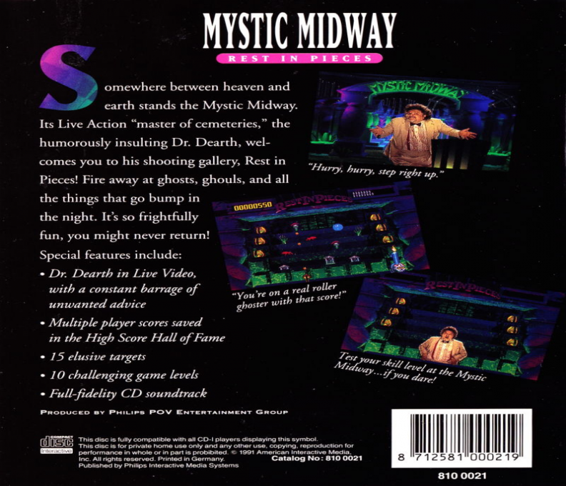Mystic Midway - Rest In Pieces — box-2D-back (EU)
