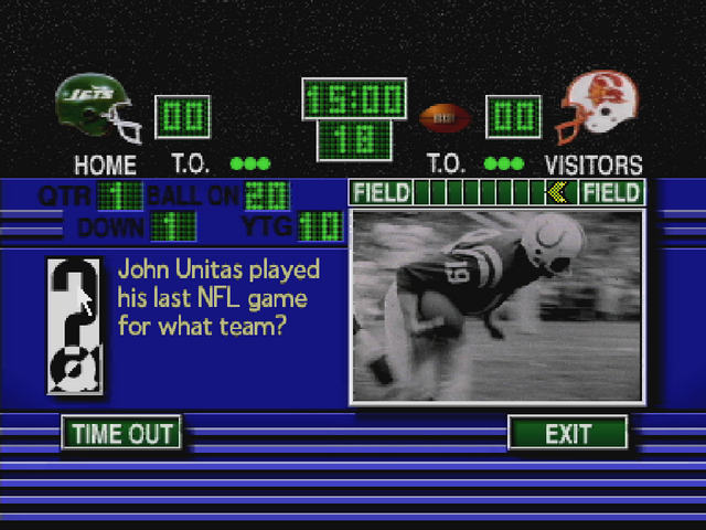 NFL Football Trivia Challenge '94-'95 Edition — ss (EU)