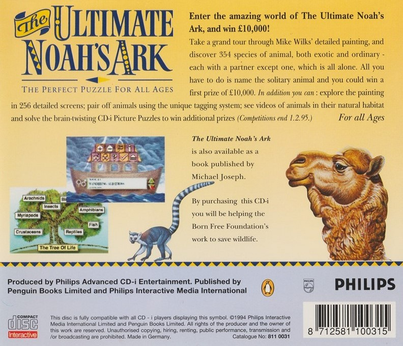 Ultimate Noah's Ark, The — box-2D-back (EU)