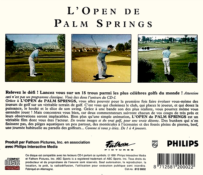 Palm Springs Open, The — box-2D-back (FR)