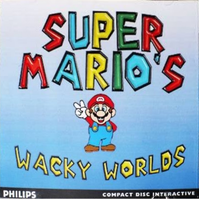 Super Mario's Wacky Worlds box art