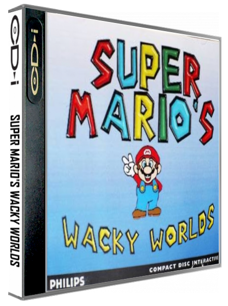 Super Mario's Wacky Worlds — box-3D (WOR)