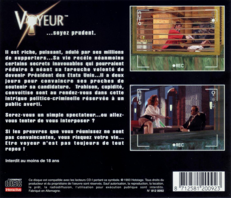 Voyeur — box-2D-back (FR)