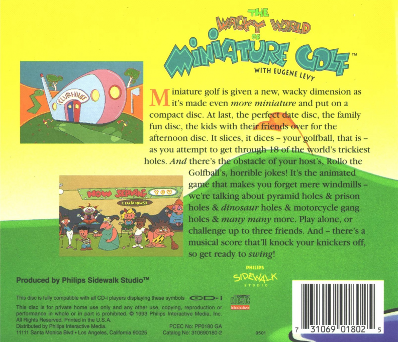 The Wacky World Of Miniature Golf With Eugene Levy — box-2D-back (WOR)