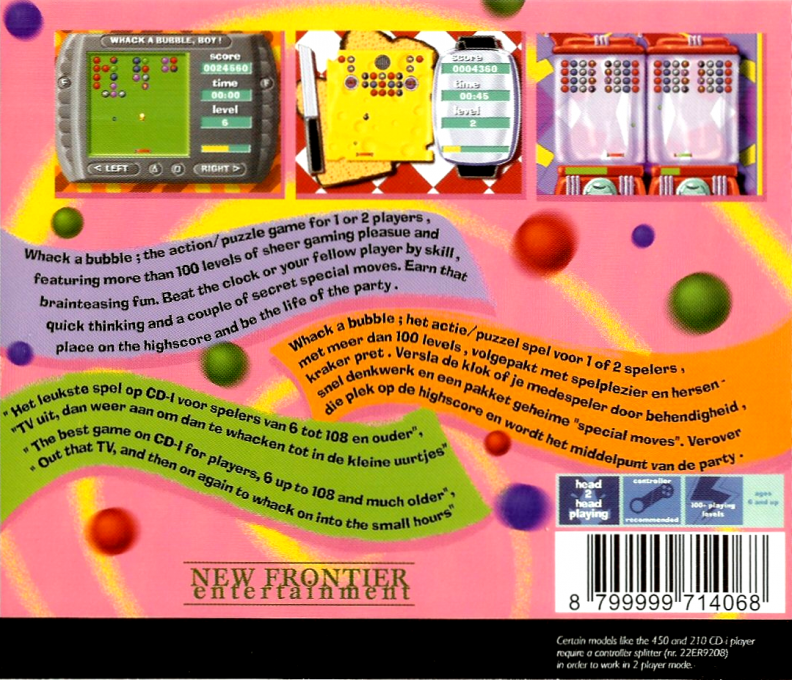 Whack A Bubble — box-2D-back (WOR)