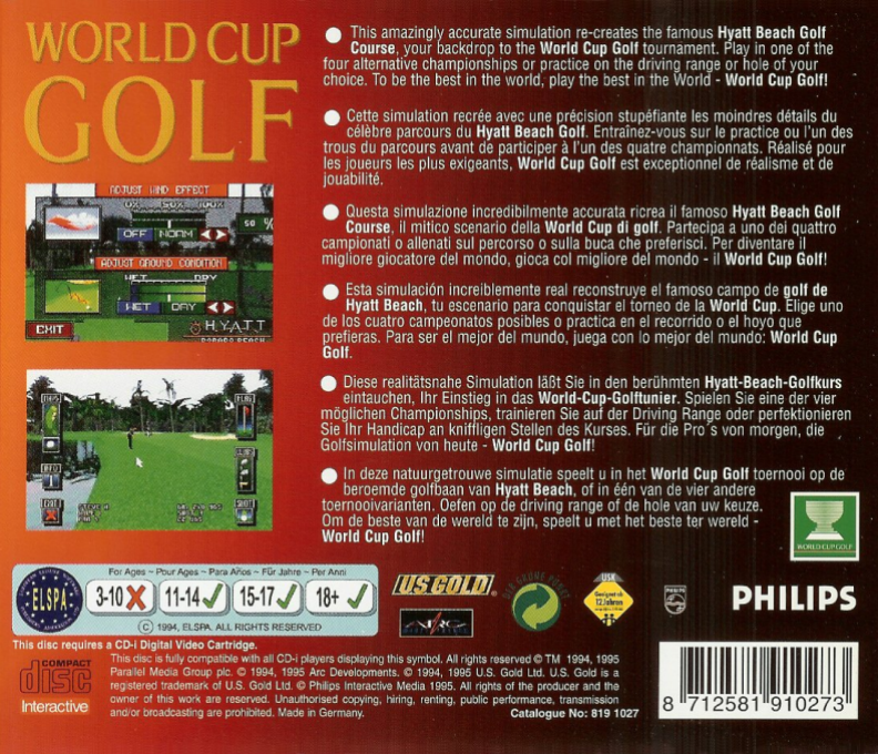 World Cup Golf — box-2D-back (EU)