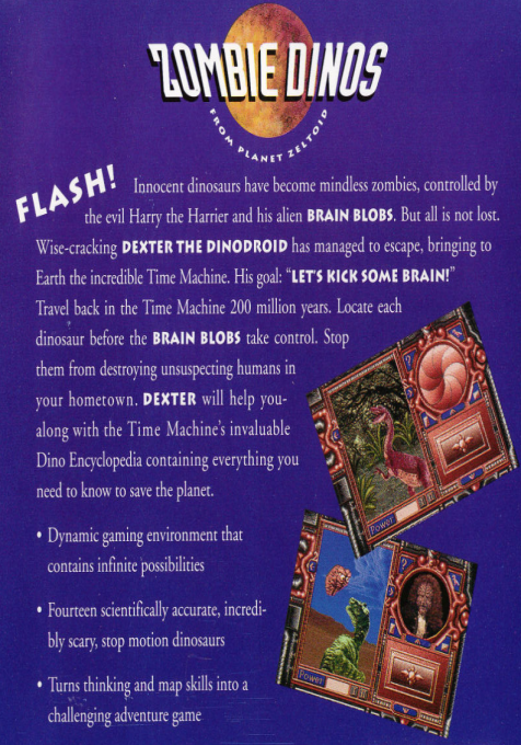 Zombie Dinos From Planet Zeltoid — box-2D-back (CUS)