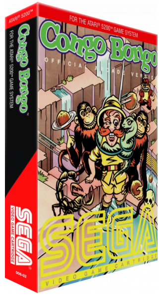 Congo Bongo — box-3D (US)