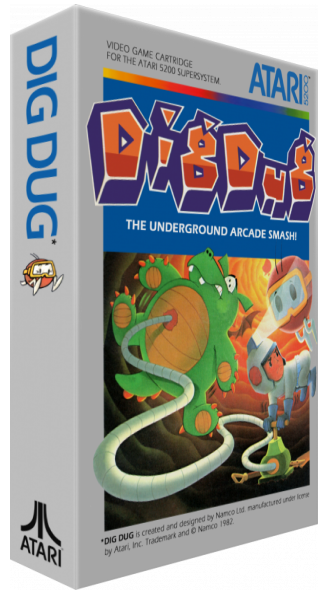 Dig Dug — box-3D (US)