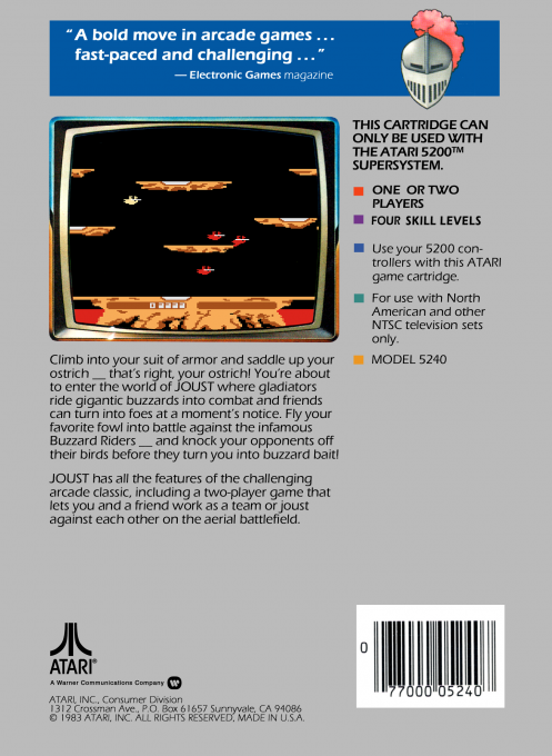 Joust — box-2D-back (US)