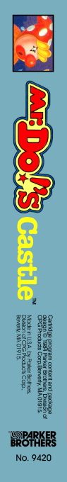 Mr. Do!'s Castle — box-2D-side (US)
