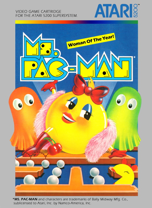 Ms. Pac-man box art