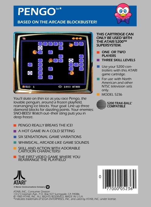 Pengo — box-2D-back (US)