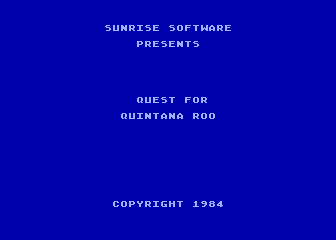 Quest for Quintana Roo — sstitle (WOR)