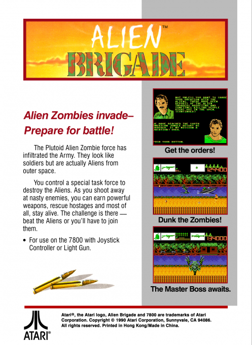 Alien Brigade — box-2D-back (WOR)
