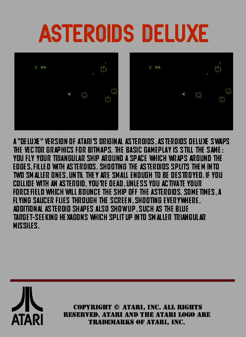 Asteroids Deluxe — box-2D-back (WOR)