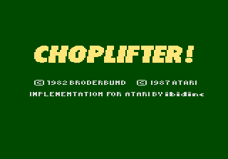 Choplifter! — sstitle (WOR)