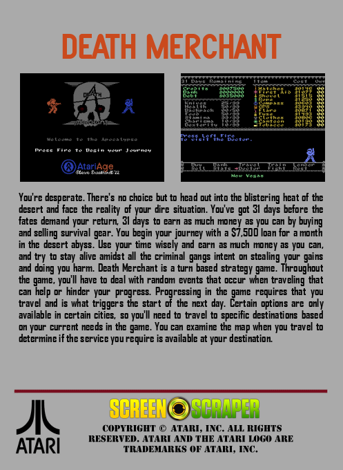 Death Merchant — box-2D-back (SS)